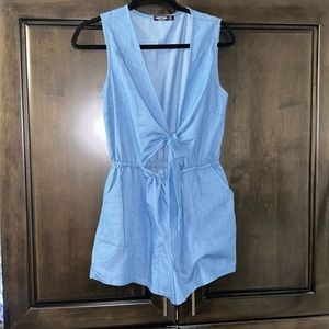 Nasty Gal jumper romper shorts